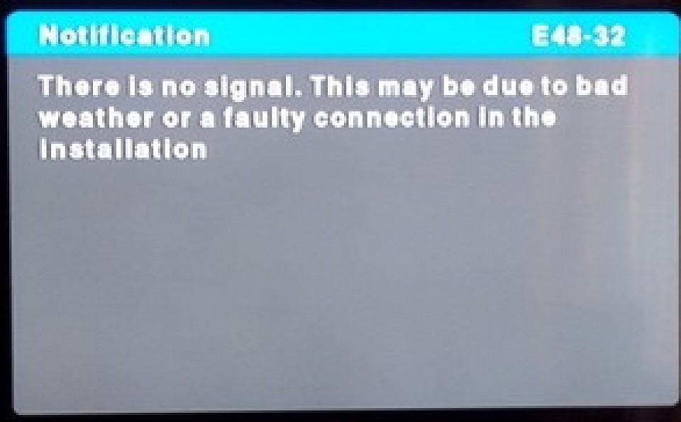 NO Signal E48-32