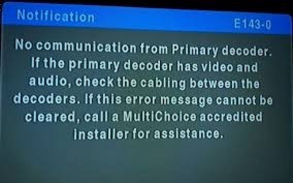 No Communication E143